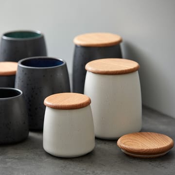 비츠 유리병 & 매트 (matte) 리드 12 cm - matte off white - Bitz | 비츠