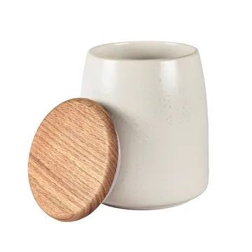 비츠 유리병 & 매트 (matte) 리드 16.5 cm - matte off white - Bitz | 비츠