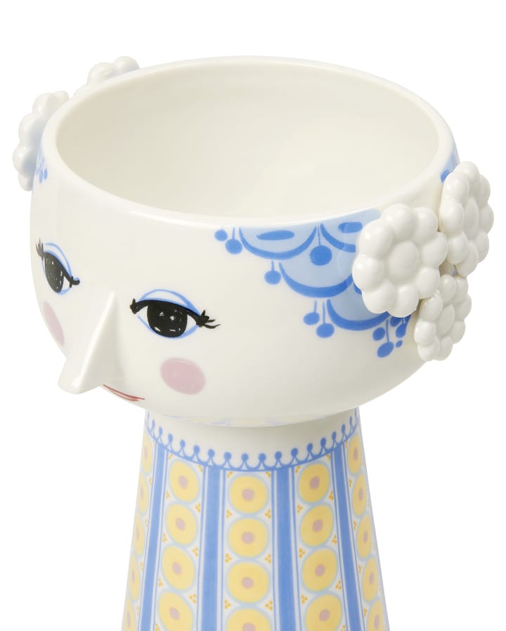 에바 화병 12.5 cm, Blue-blue Bjørn Wiinblad | 뵨 윈블라드