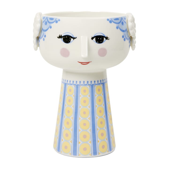 에바 화병 18.5 cm - Blue-blue - Bjørn Wiinblad | 뵨 윈블라드
