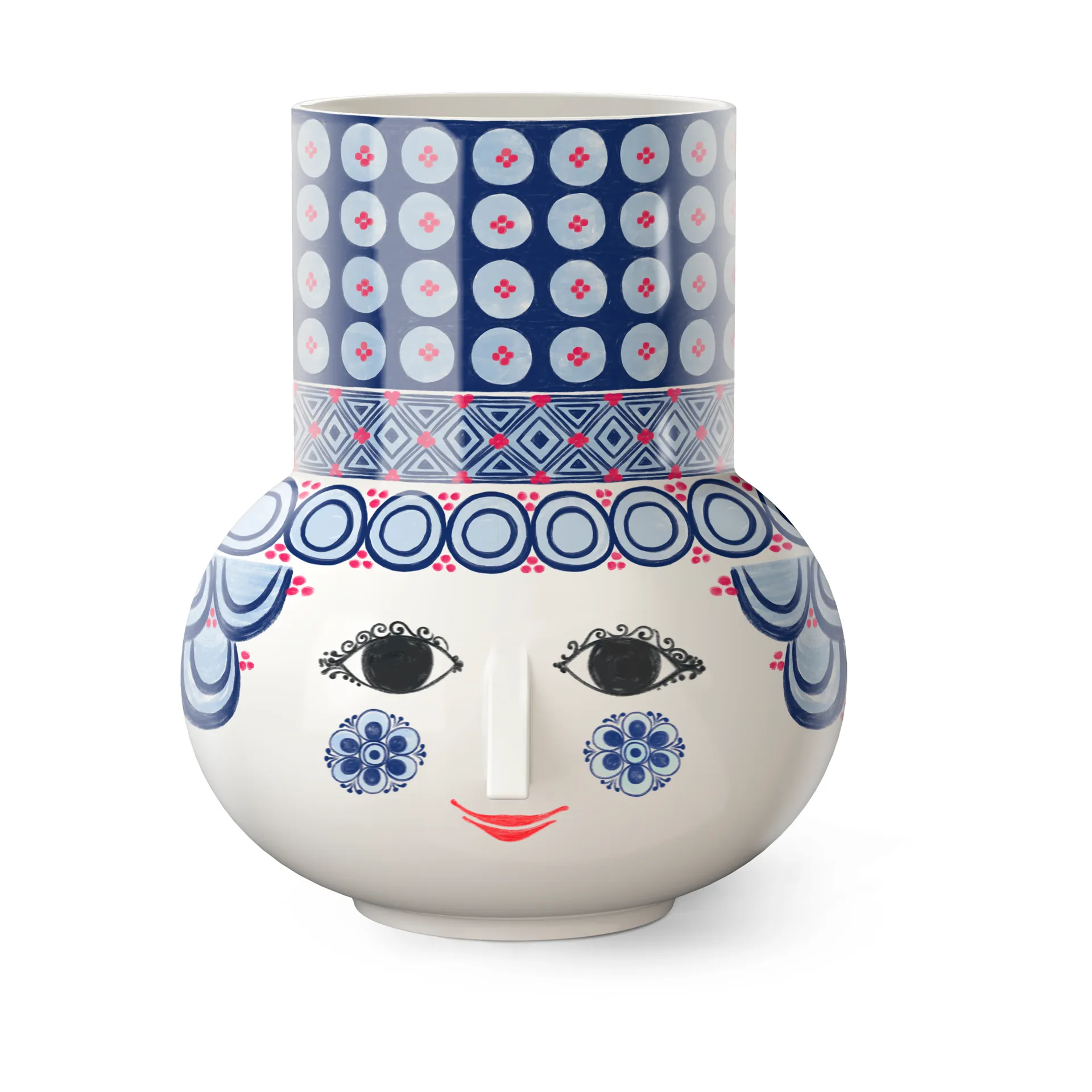 올가 화병 20 cm, Blue Bjørn Wiinblad | 뵨 윈블라드