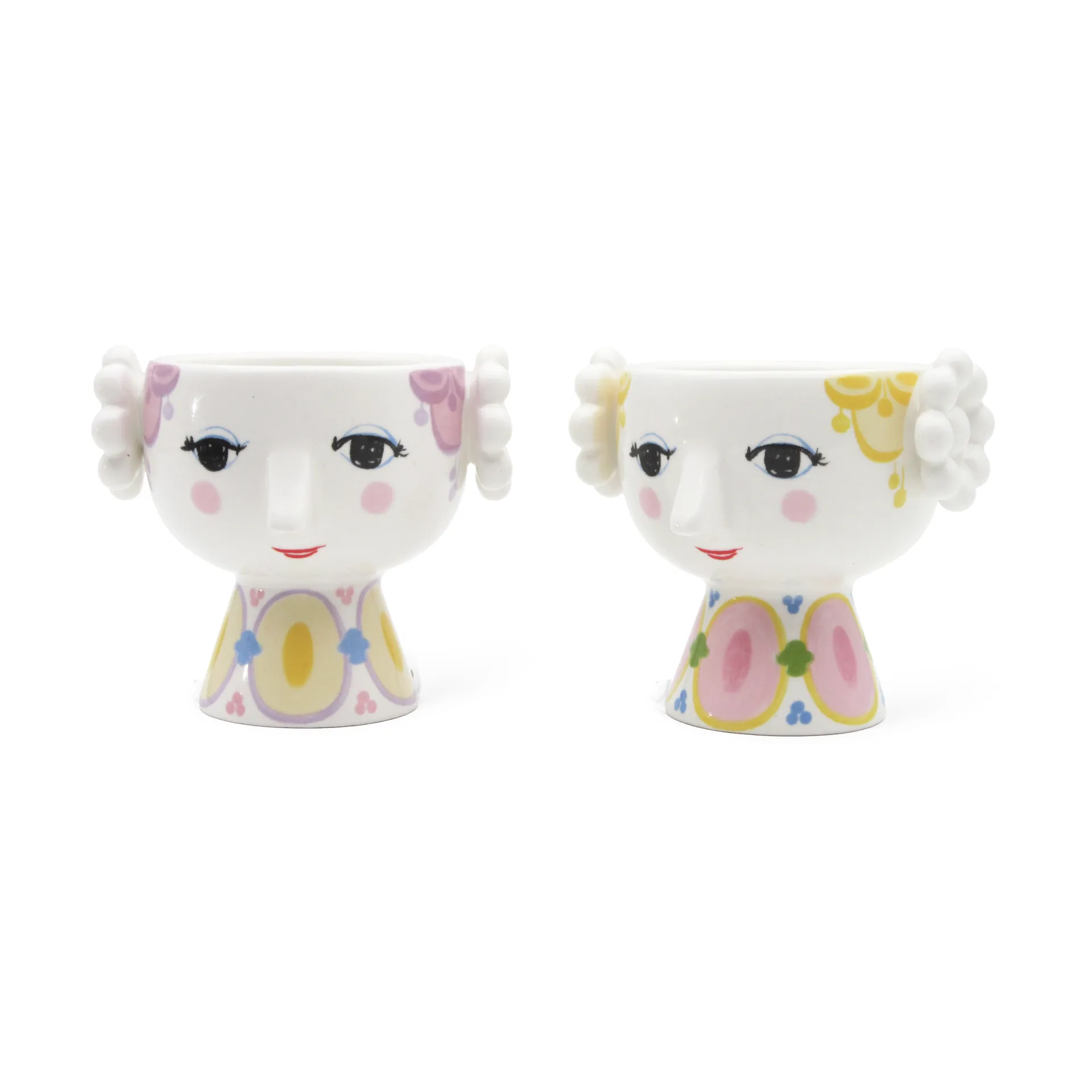 에바 캔들홀더 6.5 cm 2팩, Yellow-lavender Bjørn Wiinblad | 뵨 윈블라드