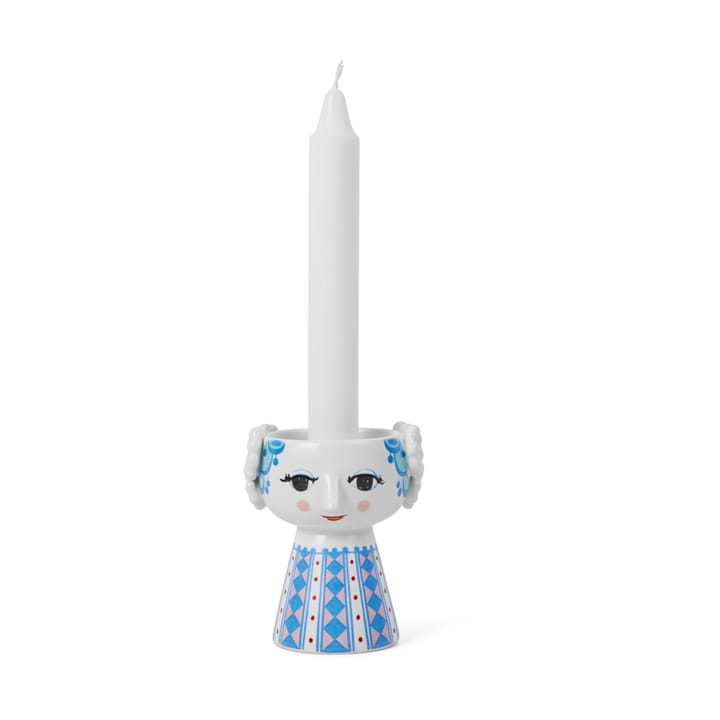 에바 캔들스틱 9.5 cm, Dark blue Bjørn Wiinblad | 뵨 윈블라드