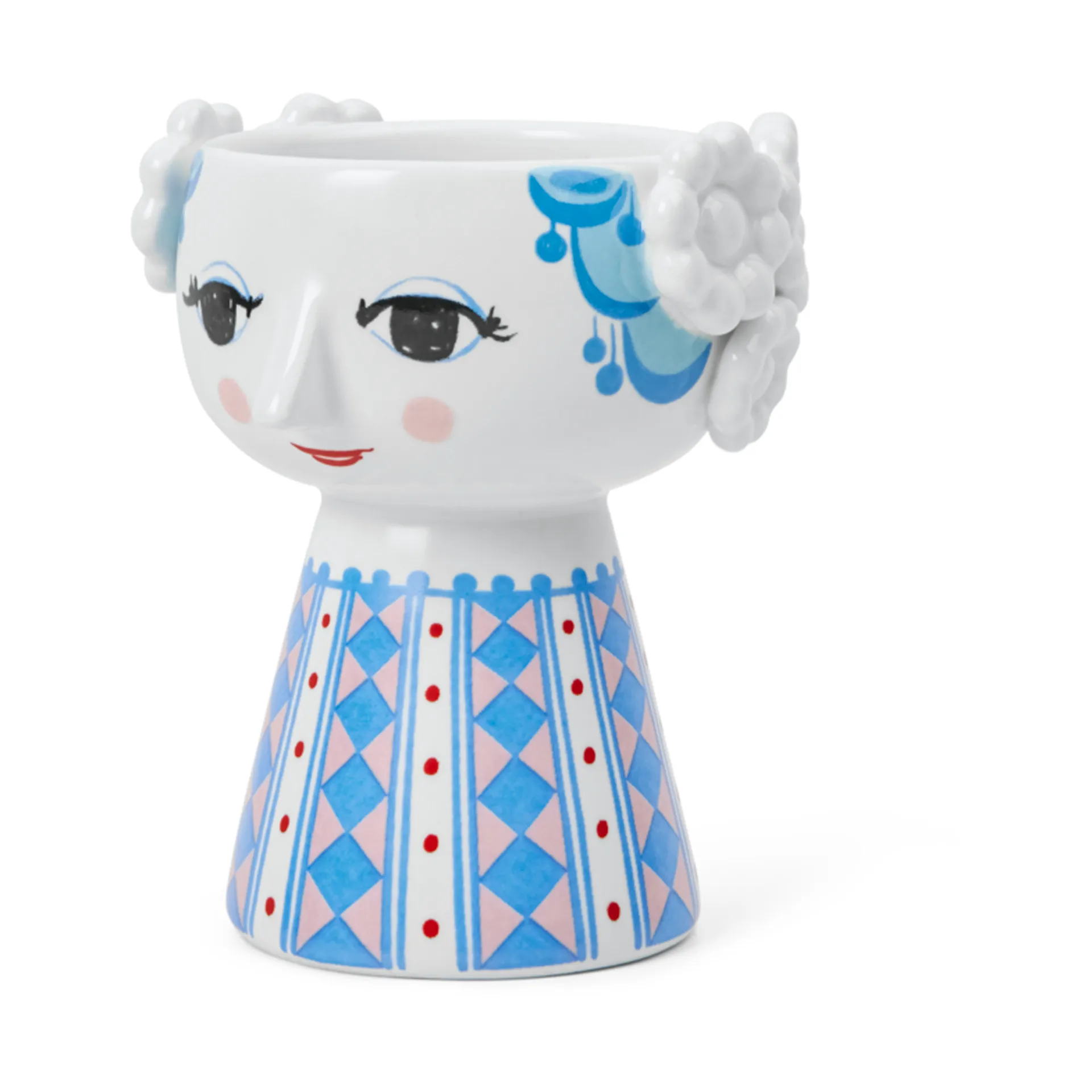 에바 캔들스틱 9.5 cm, Dark blue Bjørn Wiinblad | 뵨 윈블라드