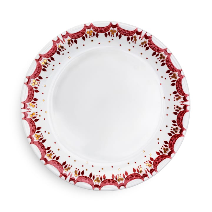 Bjørn Wiinblad Christmas plate 28 cm, red Bjørn Wiinblad | 뵨 윈블라드