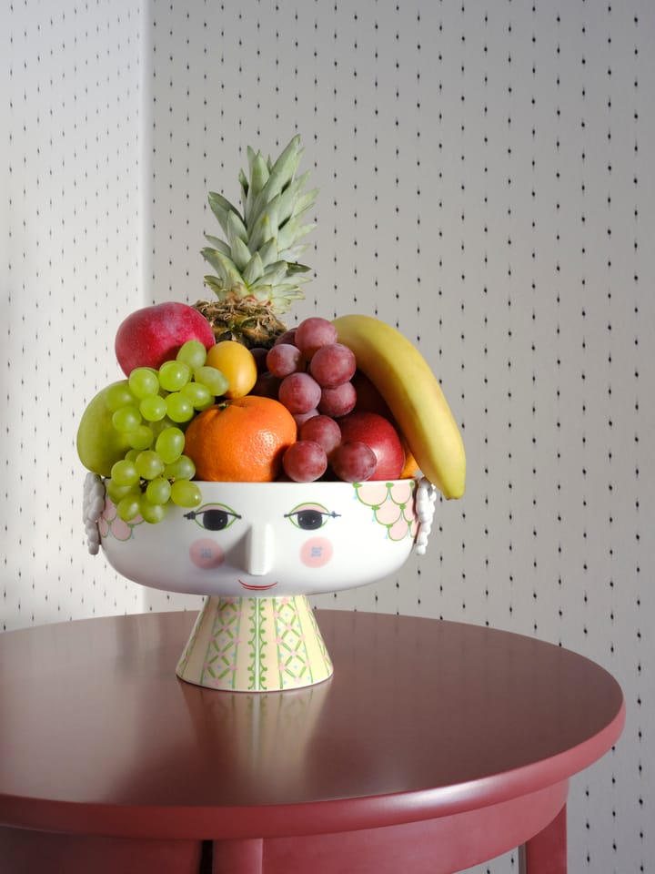 Eva 보울 온 풋 Ø24 cm, Pink Bjørn Wiinblad | 뵨 윈블라드
