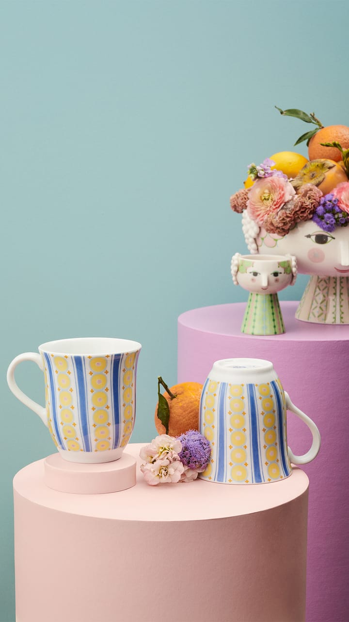 Eva 보울 온 풋 Ø24 cm, Pink Bjørn Wiinblad | 뵨 윈블라드