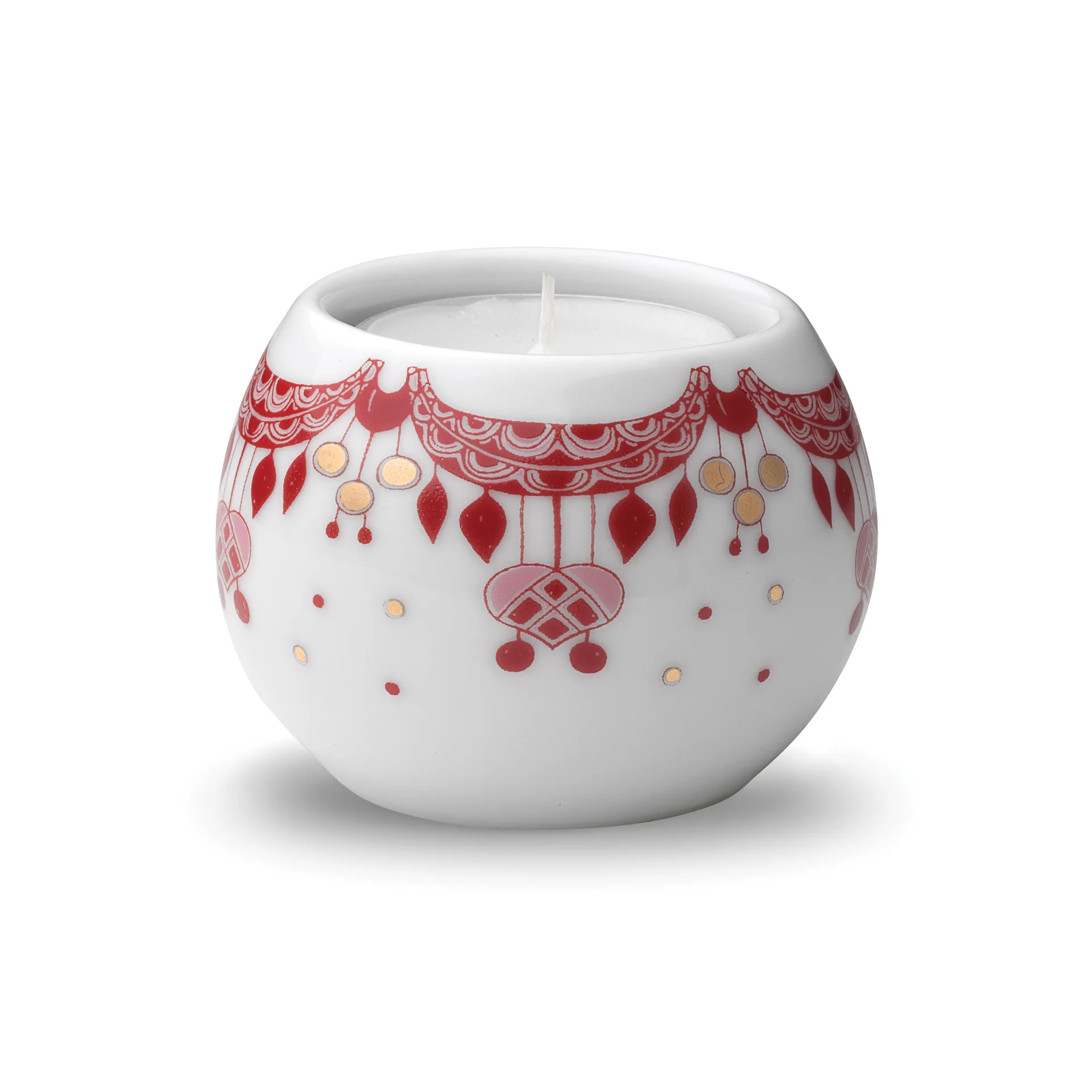 Guirlande 캔들홀더 5 cm, Red Bjørn Wiinblad | 뵨 윈블라드