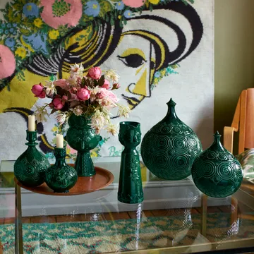 Symphony Magic 캔들 스틱 18 cm - darkgreen - Bjørn Wiinblad | 뵨 윈블라드