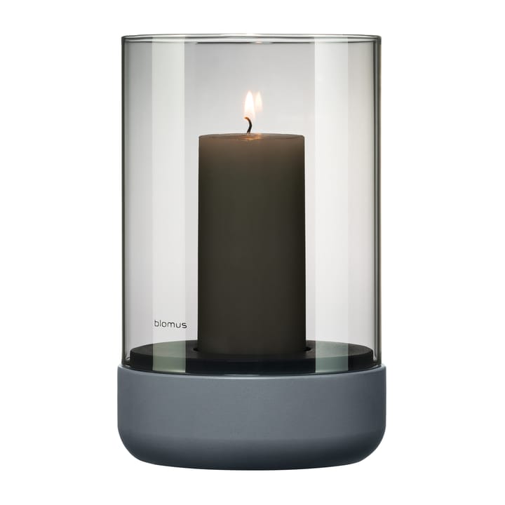 칼마 캔들 홀더 & 블록 캔들 12 cm, Gray-smoke Blomus | 블로무스