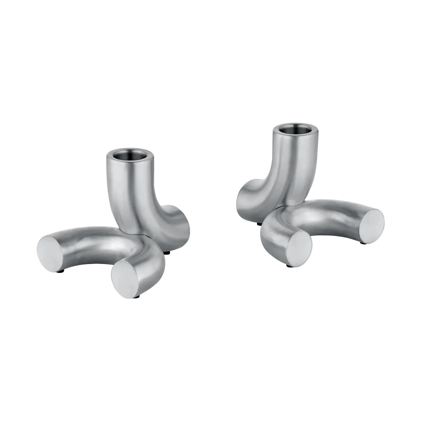 두들 캔들 홀더 2개 세트, Matte stainless steel blomus | 블로무스