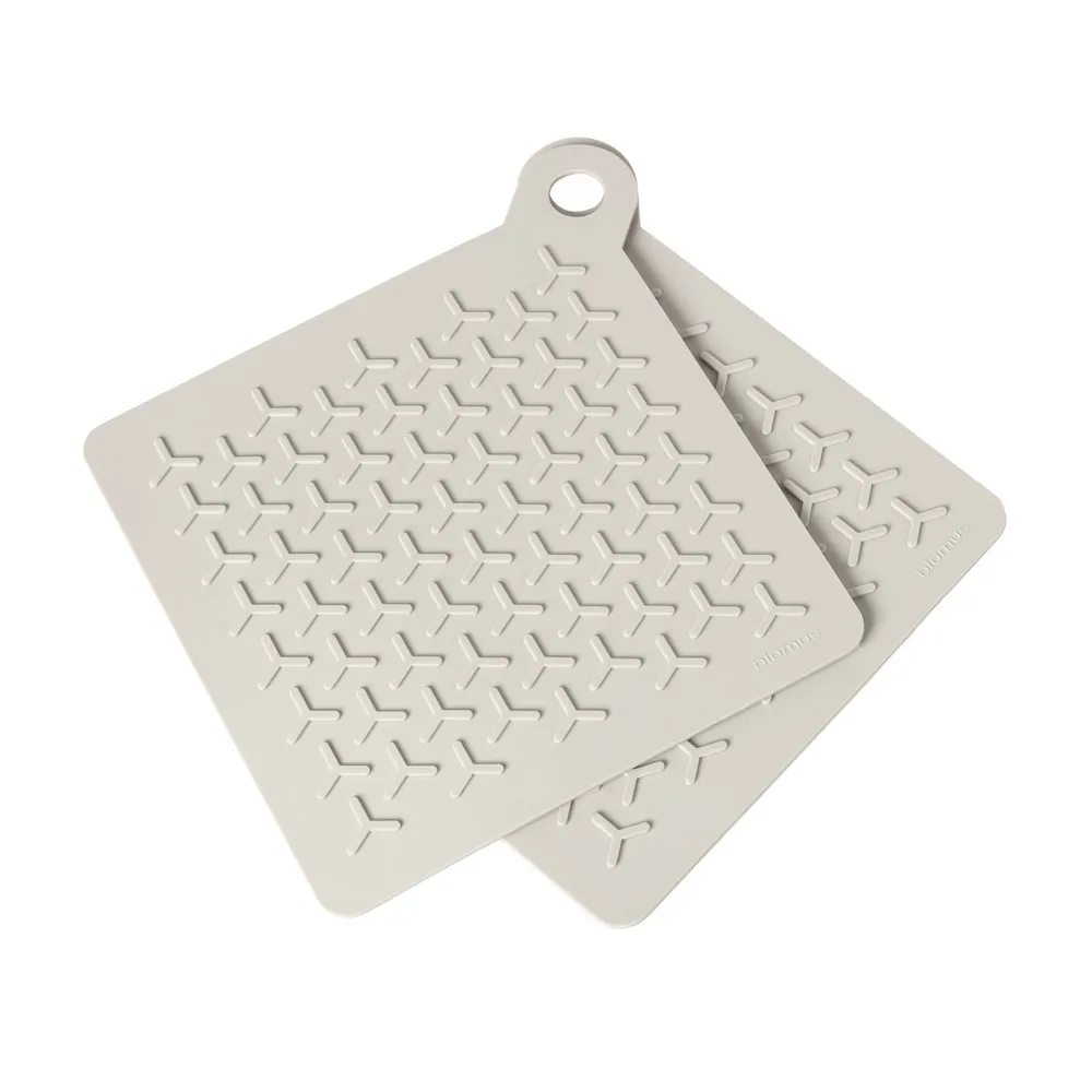 플립 오븐 미트 2개 세트, moonbeam (light grey) blomus | 블로무스