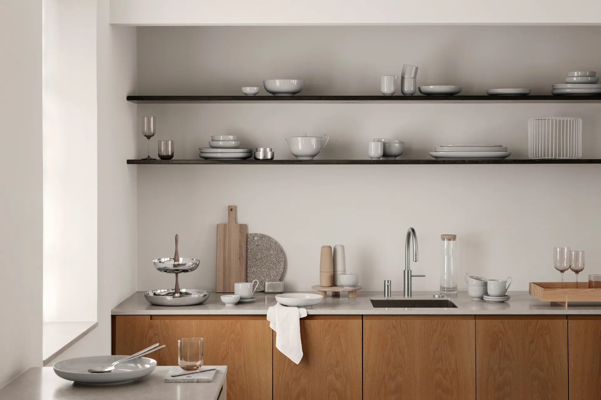 에스트라 와이어 바스켓 Ø30 cm, Chrome blomus | 블로무스