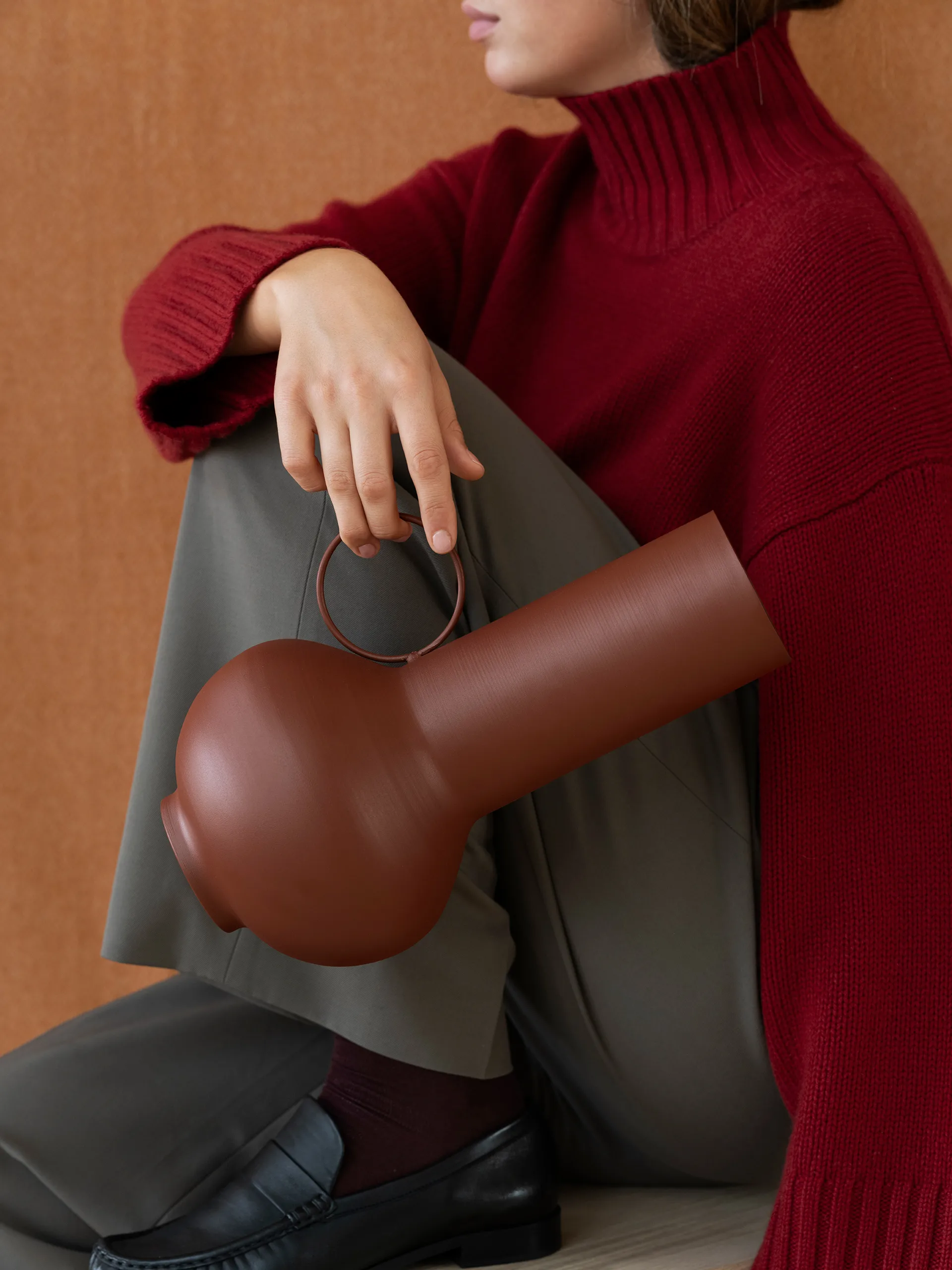 로하 화병 33 cm, Brandy Brown blomus | 블로무스