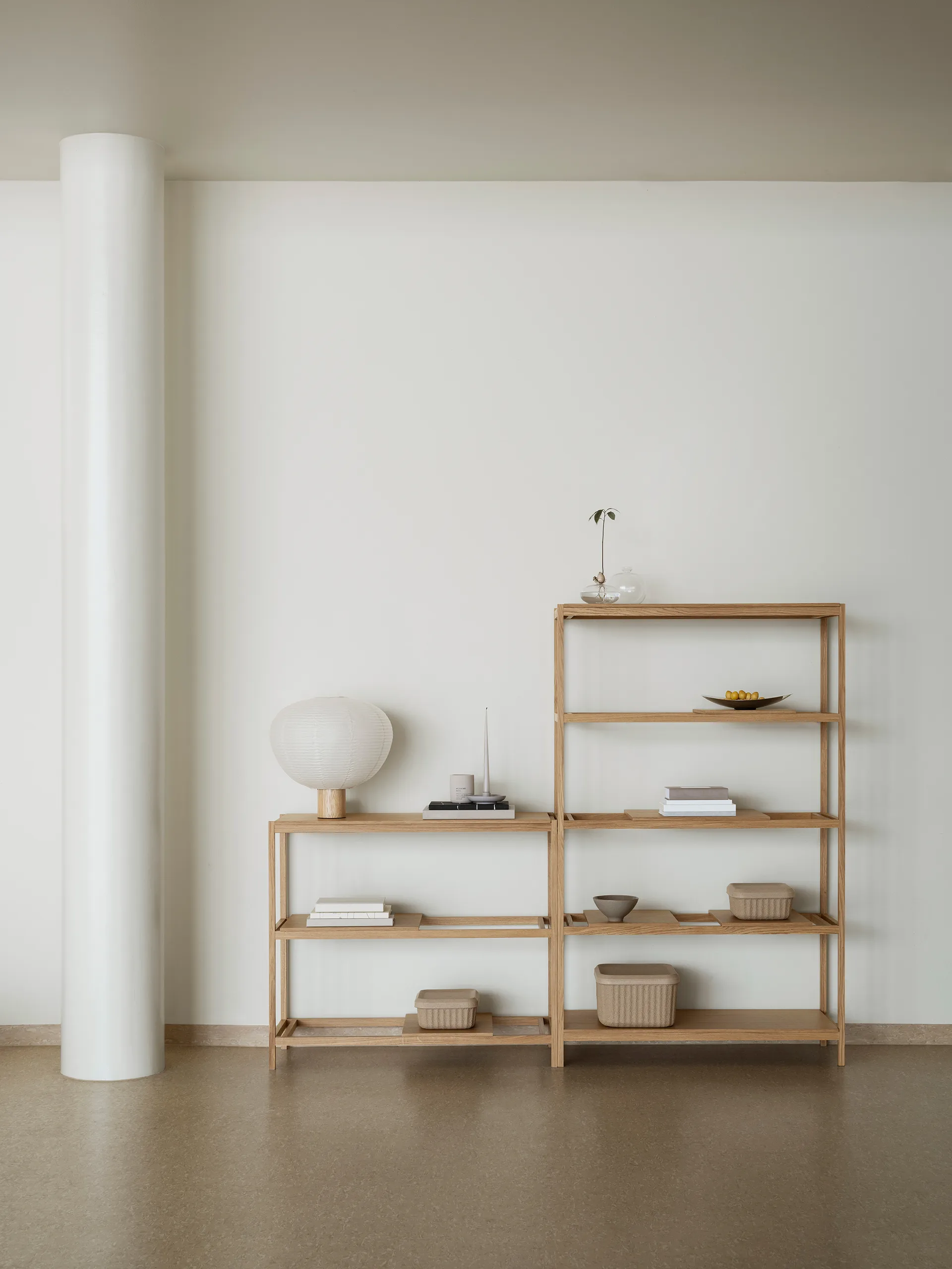 카미 테이블 램프 46 cm, Oak blomus | 블로무스