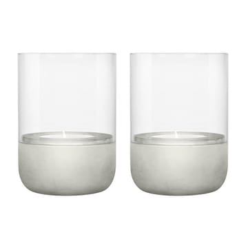 칼마 캔들 홀더 & 티 라이트 7 cm 2개 세트 - Light grey - Blomus | 블로무스