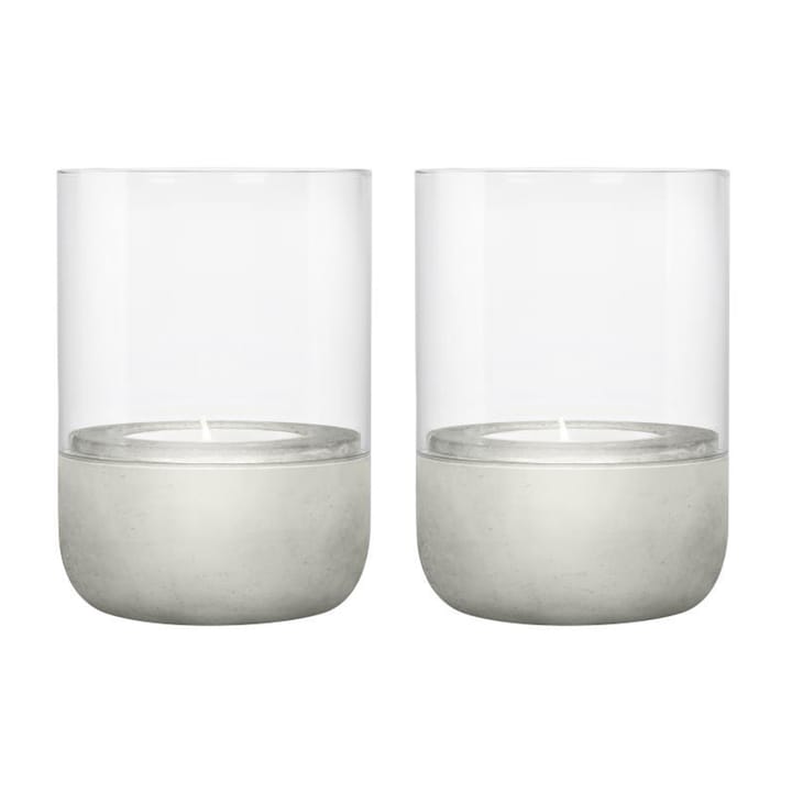 칼마 캔들 홀더 & 티 라이트 7 cm 2개 세트, Light grey Blomus | 블로무스