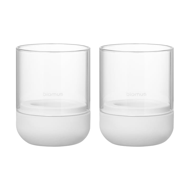 칼마 캔들 홀더 & 티 라이트 7 cm 2개 세트 - Lily white - Blomus | 블로무스