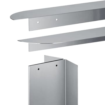 오루 벤치 80x45 cm - Matte stainless steel - blomus | 블로무스