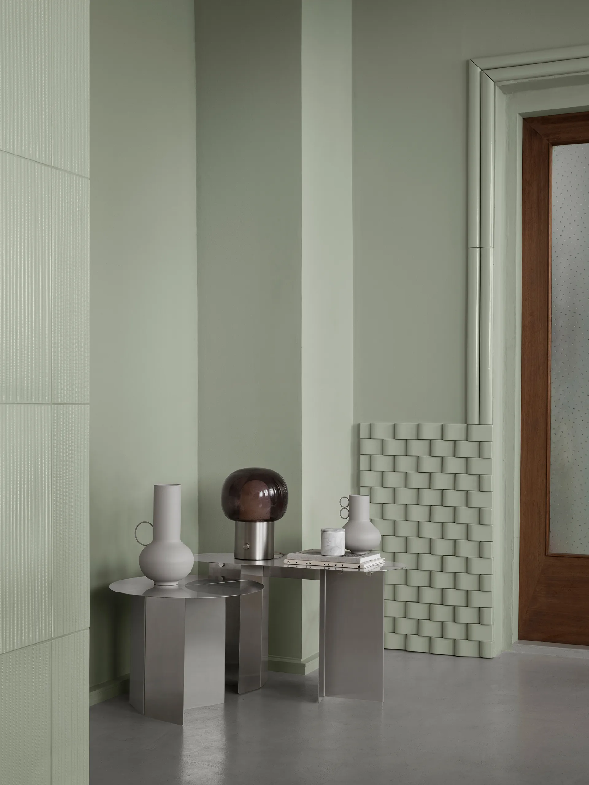 오루 벤치 80x45 cm, Matte stainless steel blomus | 블로무스