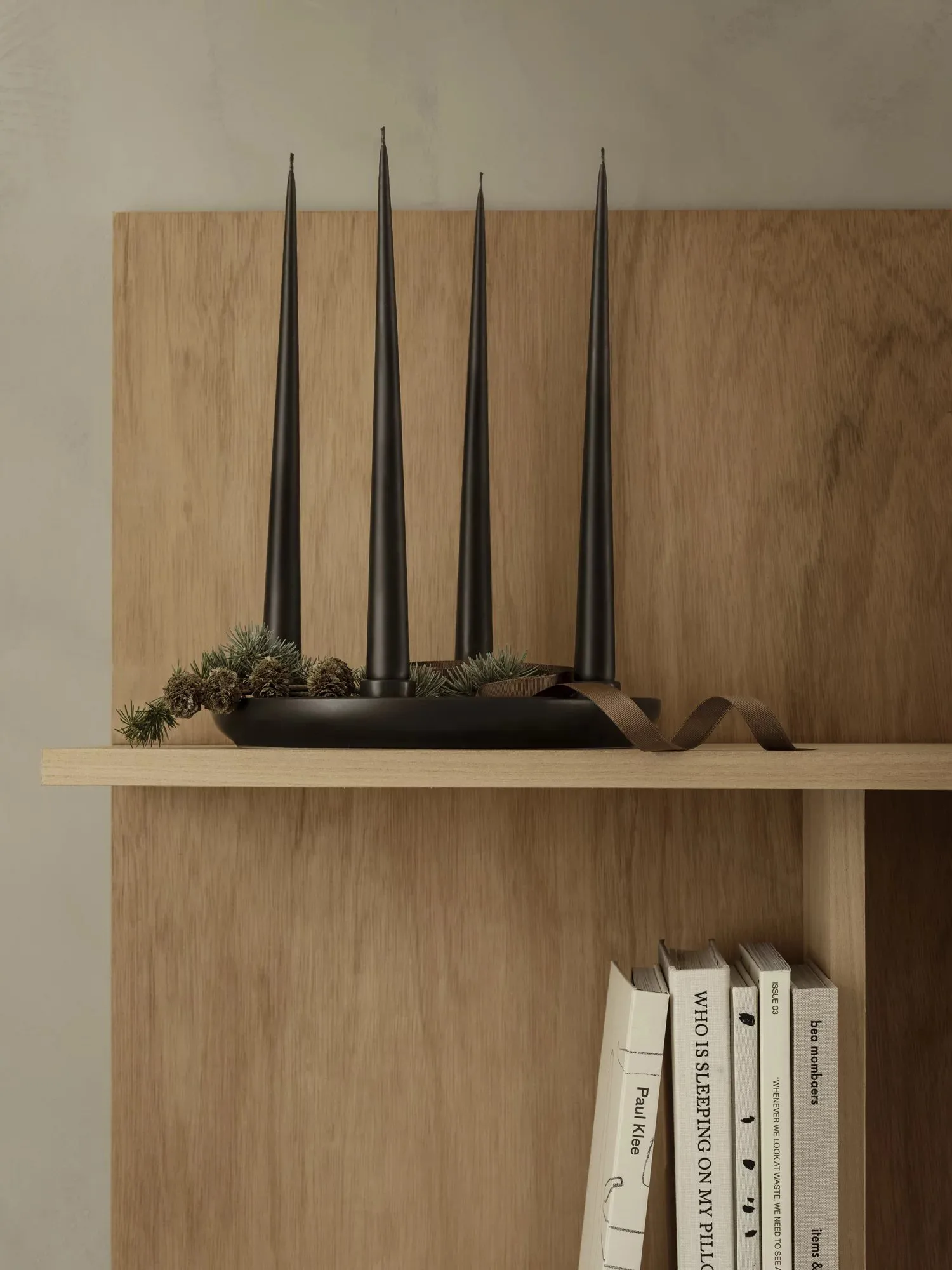 ADVENT 캔들스틱 Ø27 cm, Black blomus | 블로무스