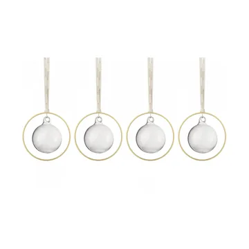 KITAI 크리스마스 바우블 8,5 cm 4개 세트 - Clear - blomus | 블로무스