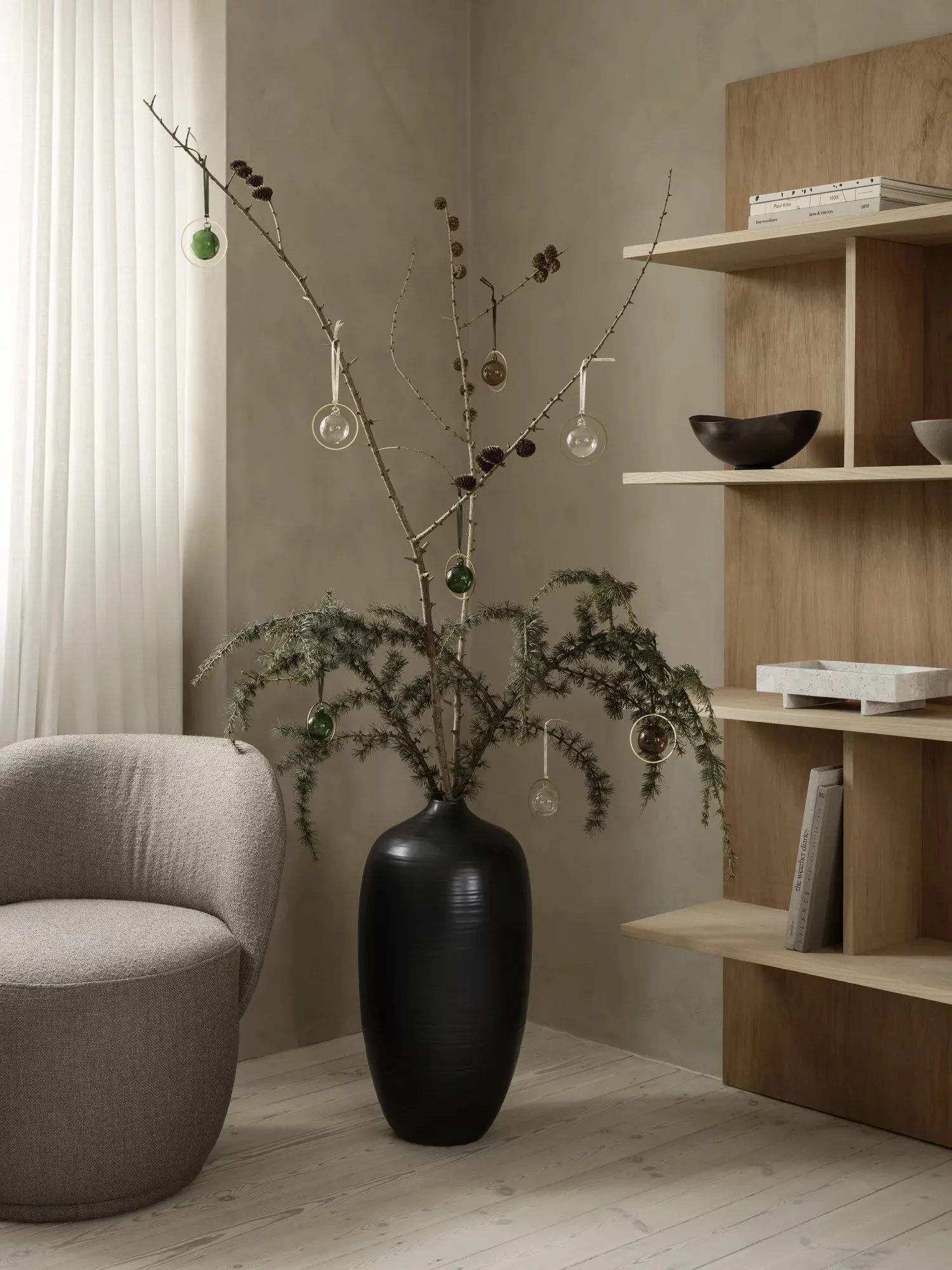 KITAI 크리스마스 바우블 8,5 cm 4개 세트, Clear blomus | 블로무스