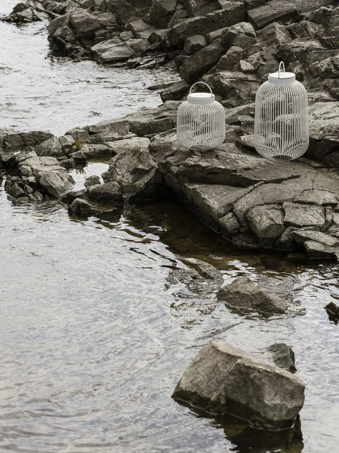 리토 LED 조명 L, Silk grey blomus | 블로무스