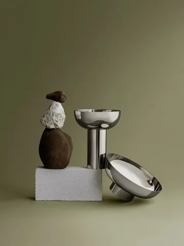 미야비 화병 M Ø23 cm - Silver - blomus | 블로무스