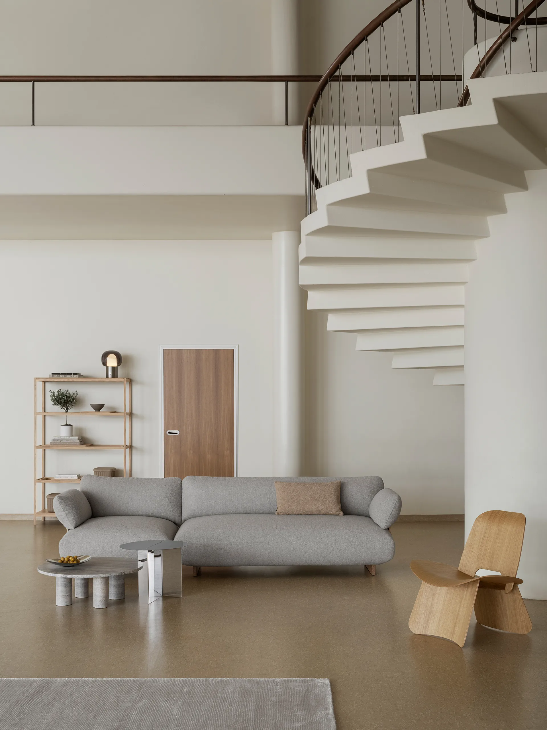 오루 사이드 테이블 M Ø50 cm, Polished stainless steel blomus | 블로무스