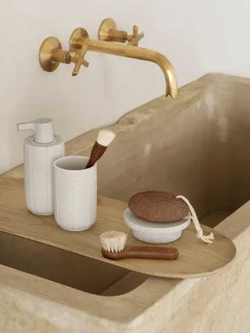 쿠아 칫솔 컵 - Moonbeam, Ø7x11 cm - blomus | 블로무스