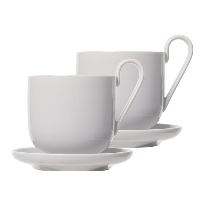 Ro 커피 컵 with 소서 2개 세트 - Nimbus cloud - Blomus | 블로무스