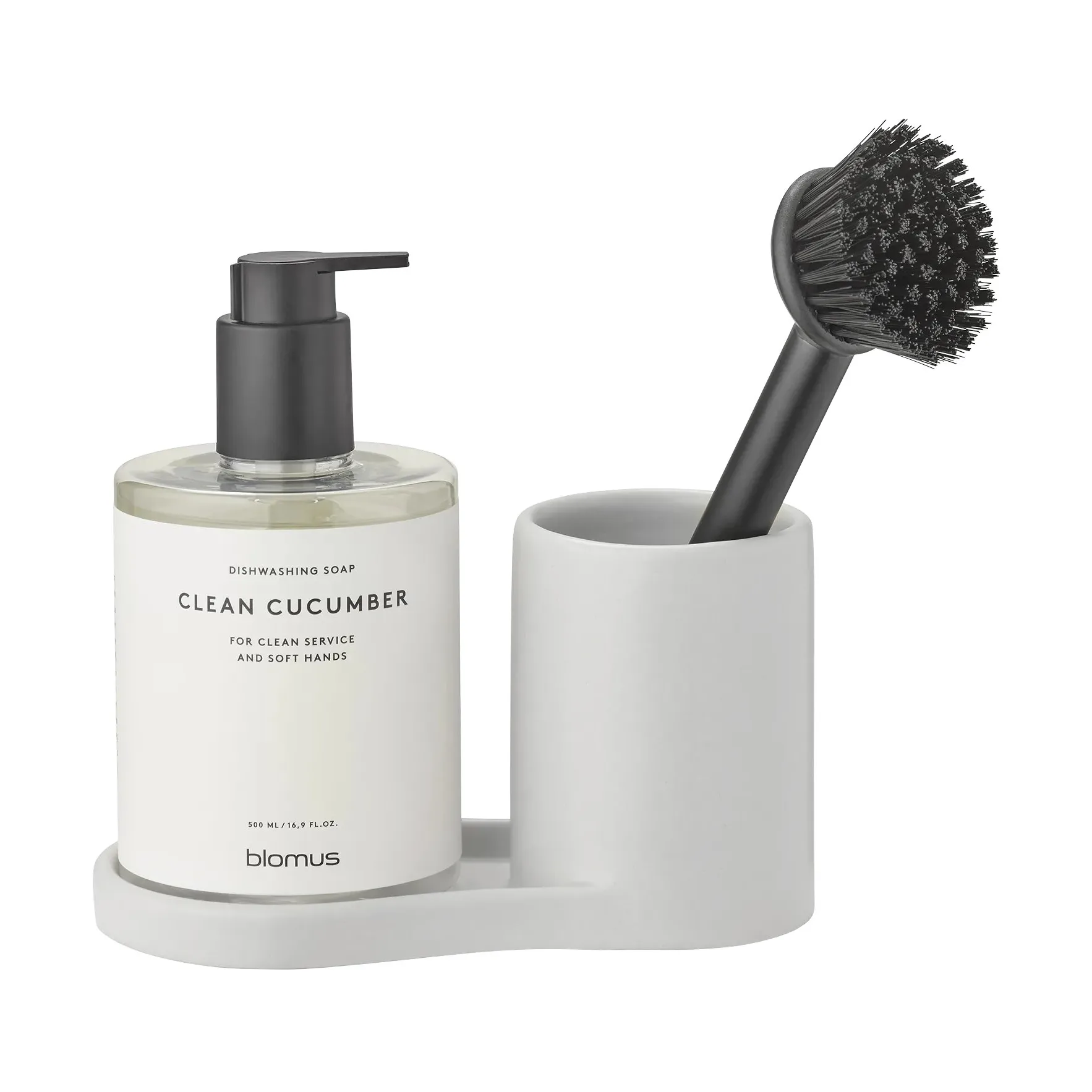 피로 디시 브러시와 비누 홀더, Satellite blomus | 블로무스