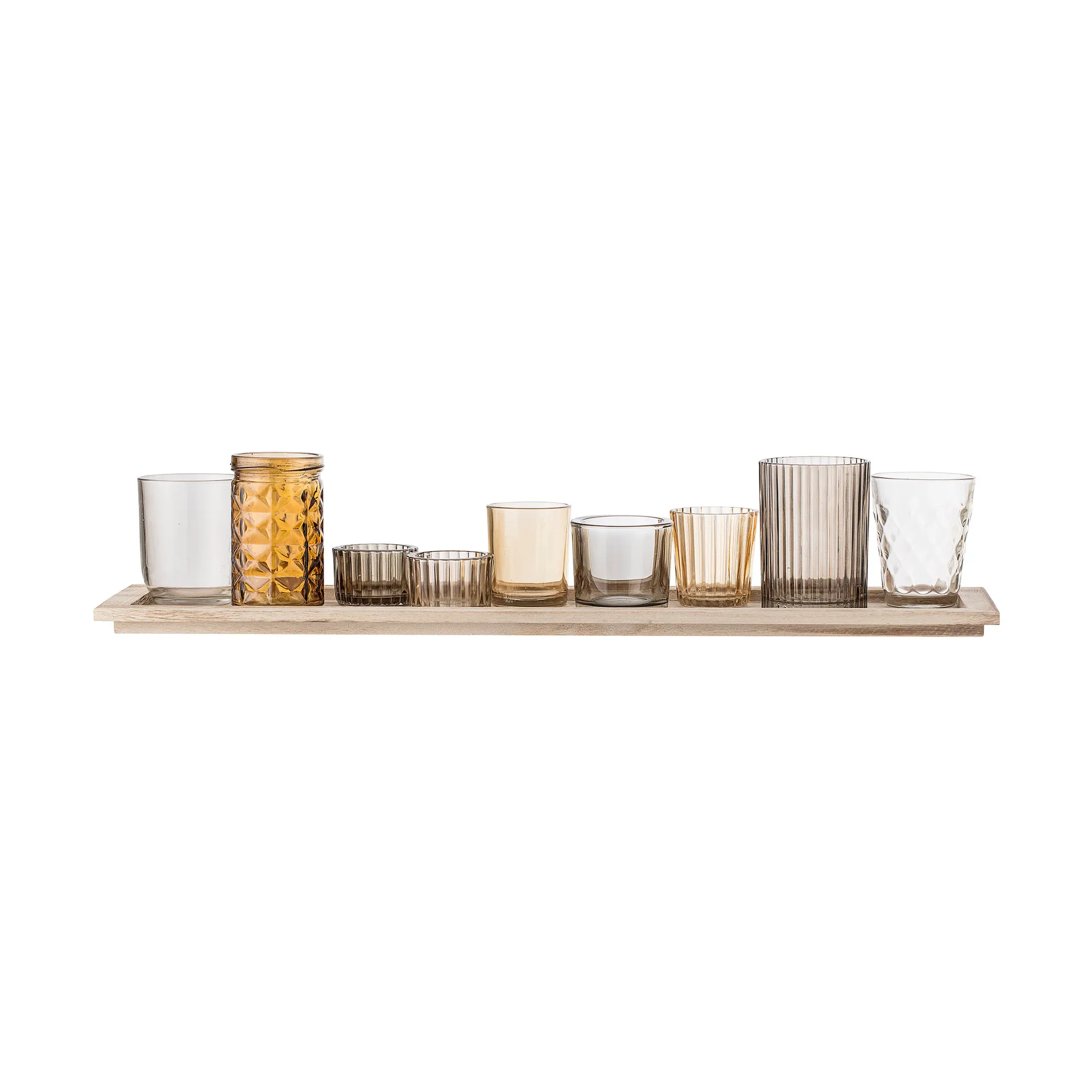 촛대가 달린 상가 트레이 10개, Brown Bloomingville | 블루밍빌