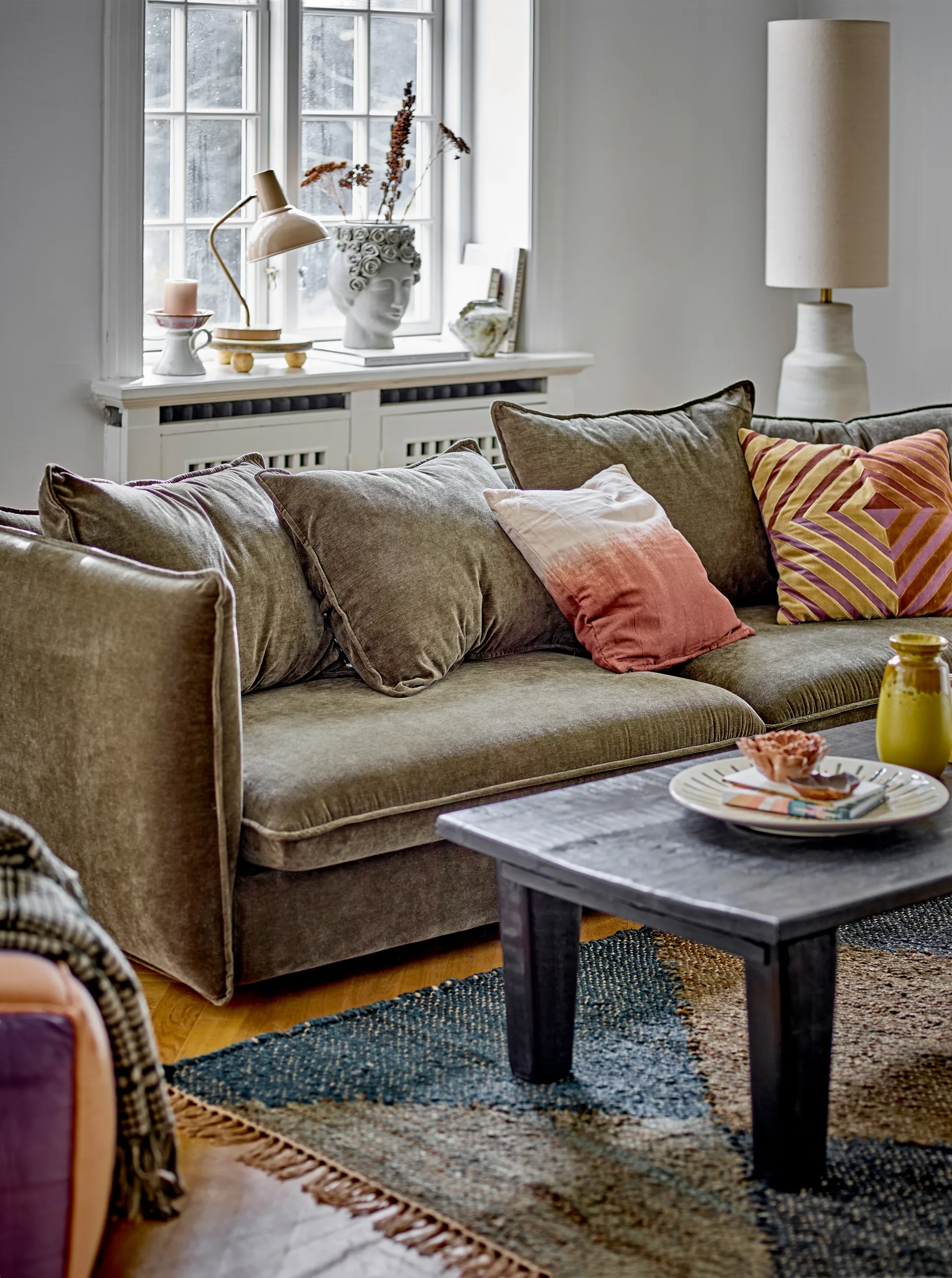 리네타 플로어 램프 113xØ28 cm, White Bloomingville | 블루밍빌