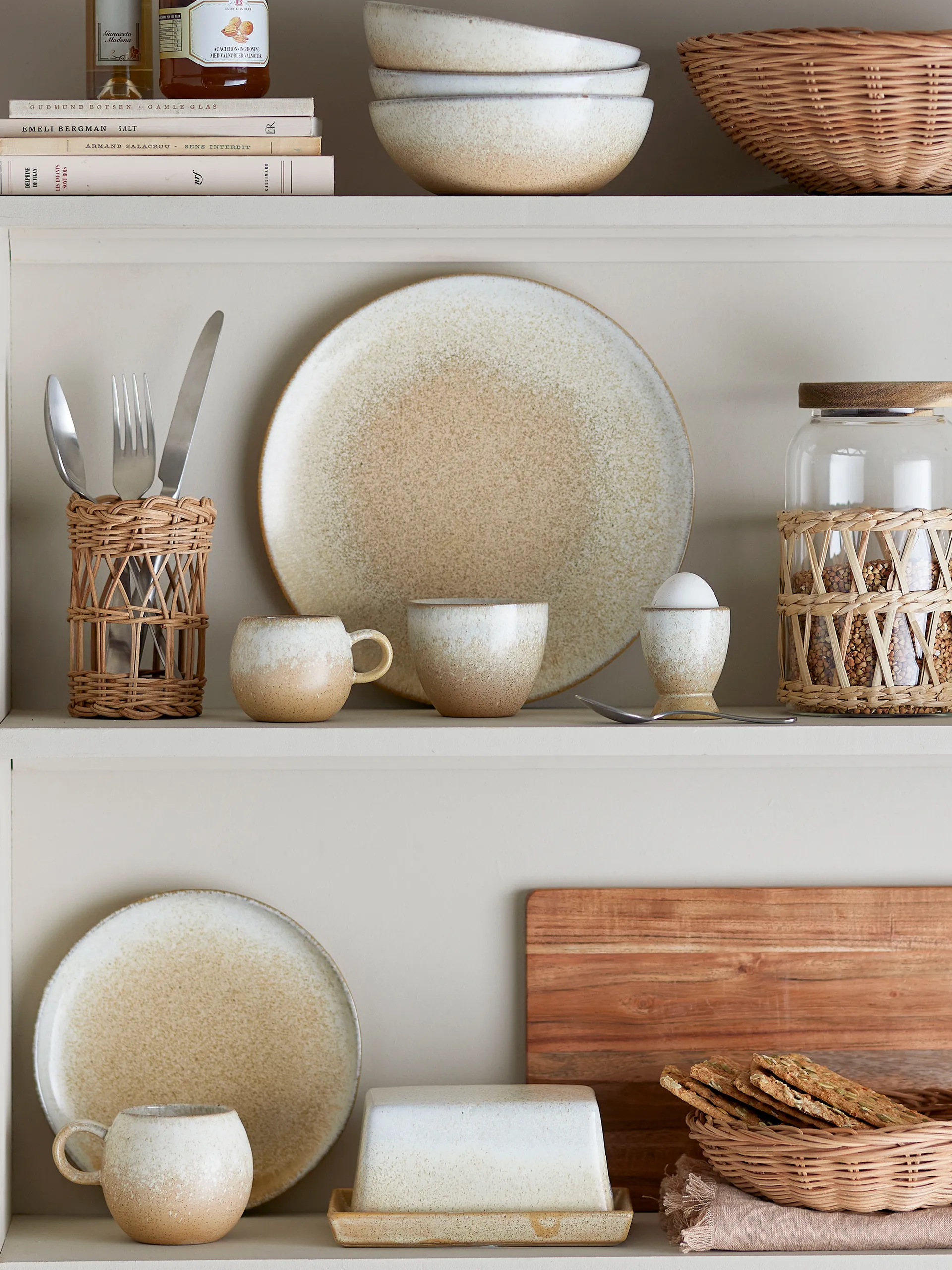 폴라 버터 디쉬 11.5x17.5 cm, Nature Bloomingville | 블루밍빌