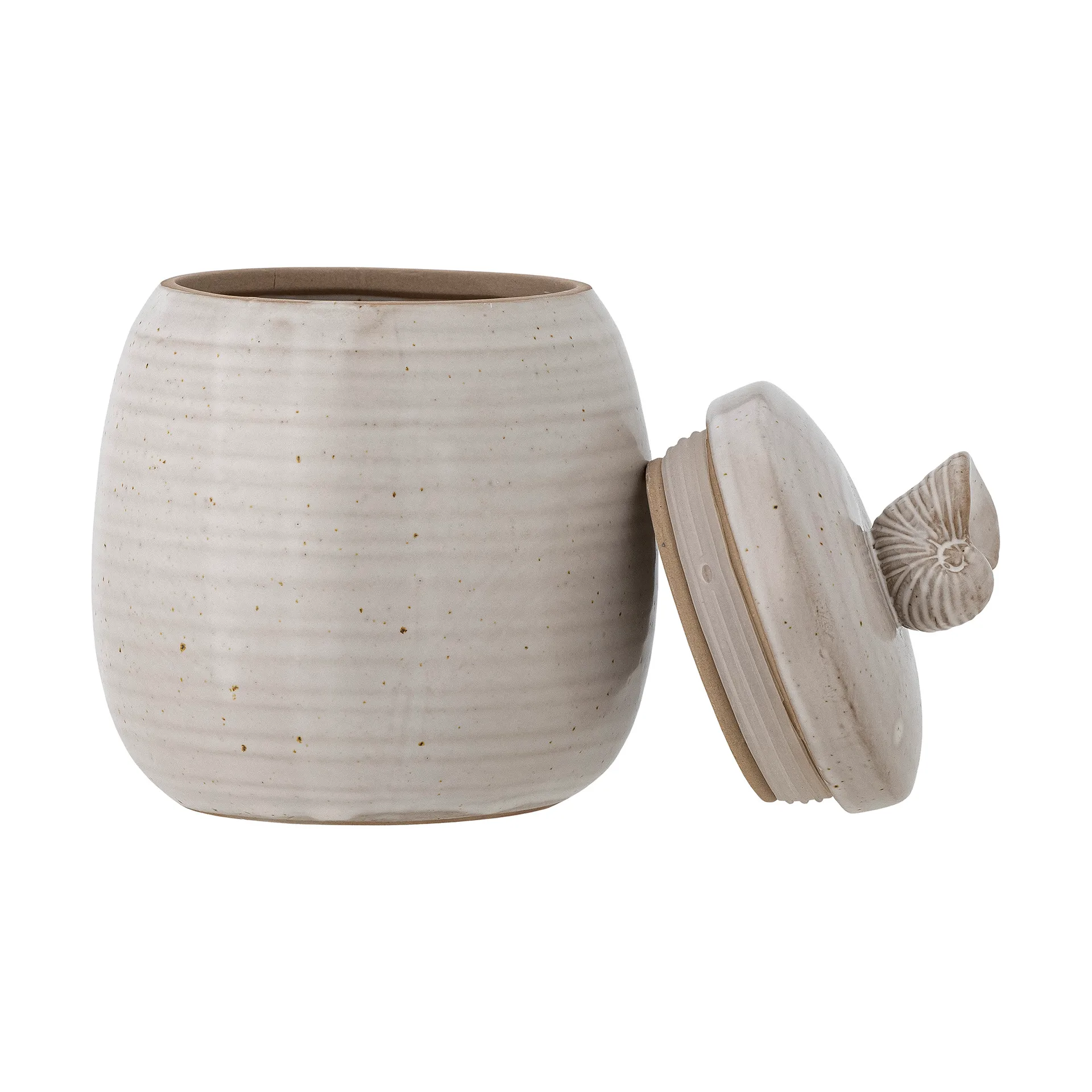 말렛 병+뚜껑 11x14 cm, Natural stoneware Bloomingville | 블루밍빌