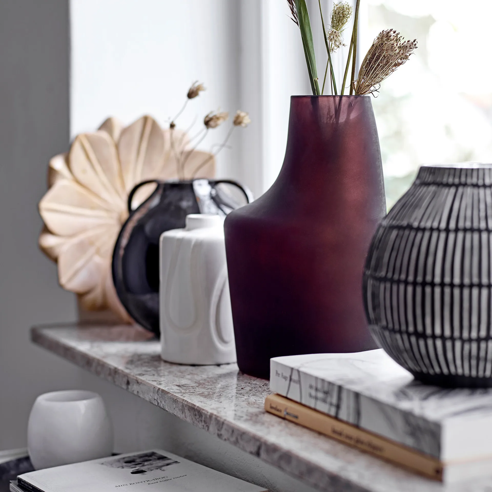 엘리스 스톤웨어 화병 13 cm, white Bloomingville | 블루밍빌