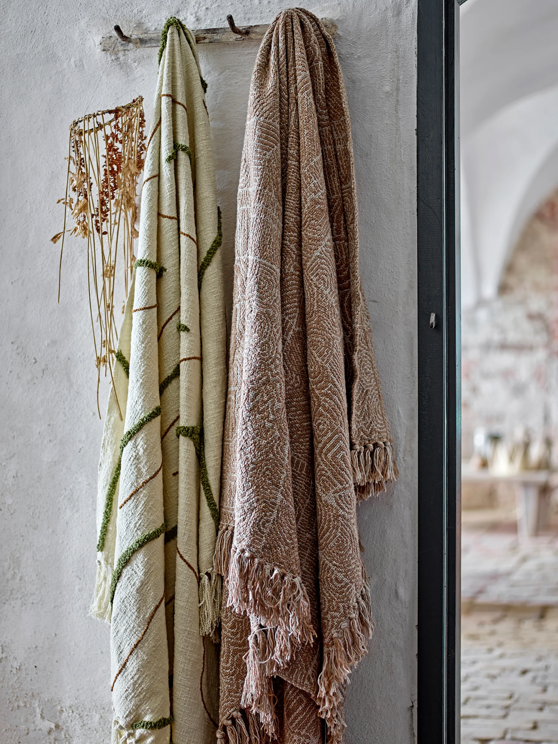 오사시오 스로우 130x150 cm, Green Bloomingville | 블루밍빌