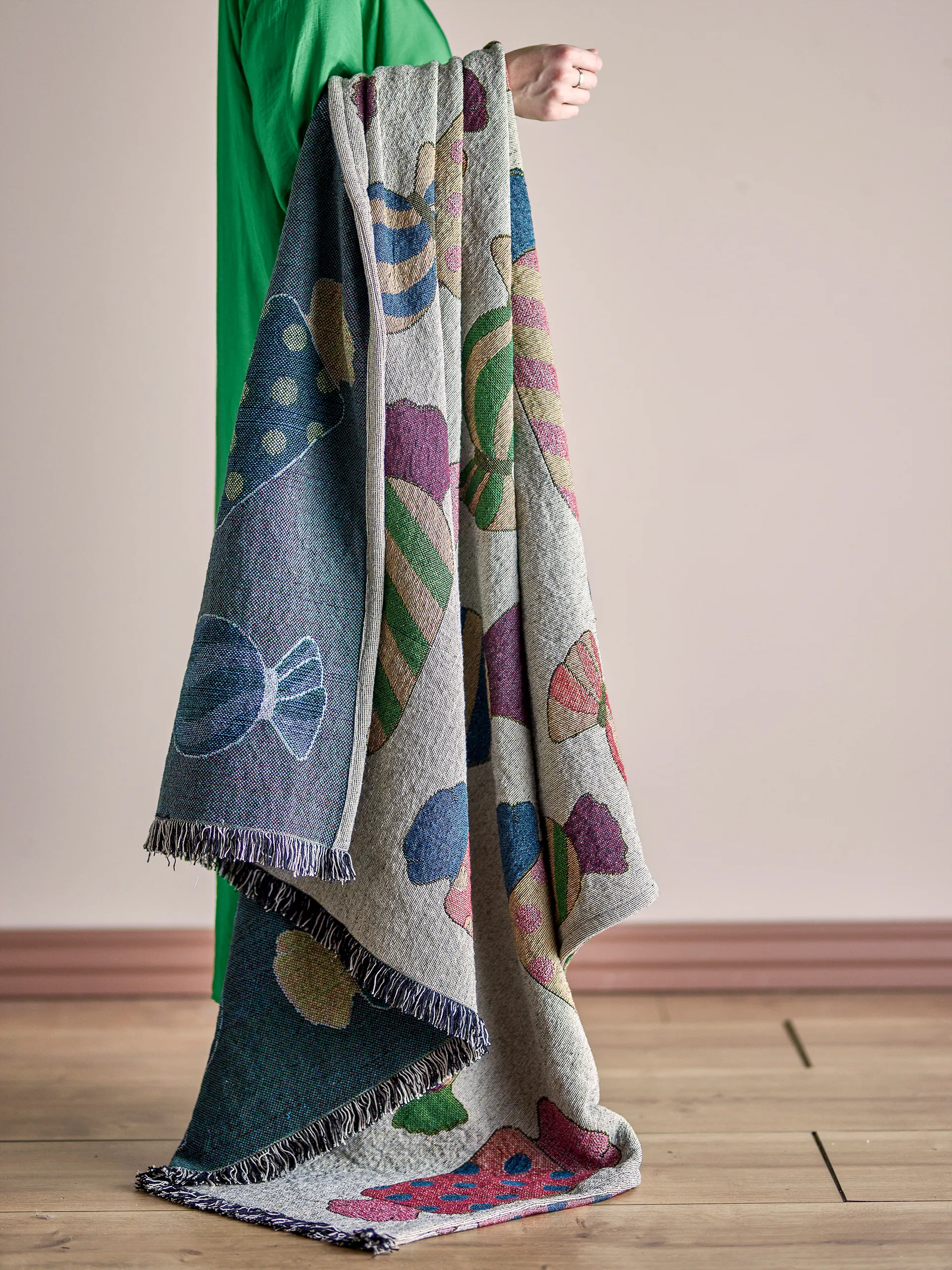 카라멜라 스로우 130x150 cm, Nature Bloomingville | 블루밍빌