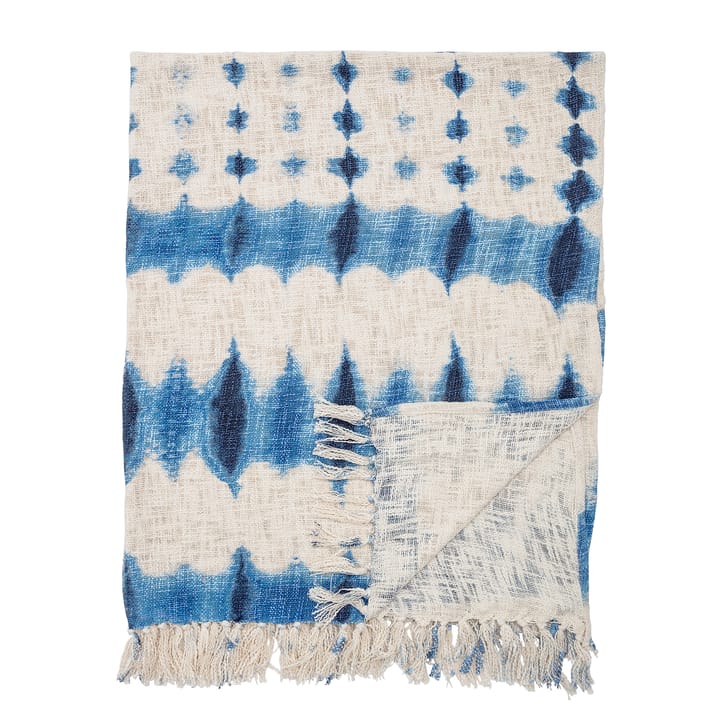 면 스로우 130x160 cm - Blue-white - Bloomingville | 블루밍빌