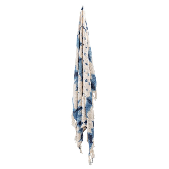 면 스로우 130x160 cm - Blue-white - Bloomingville | 블루밍빌