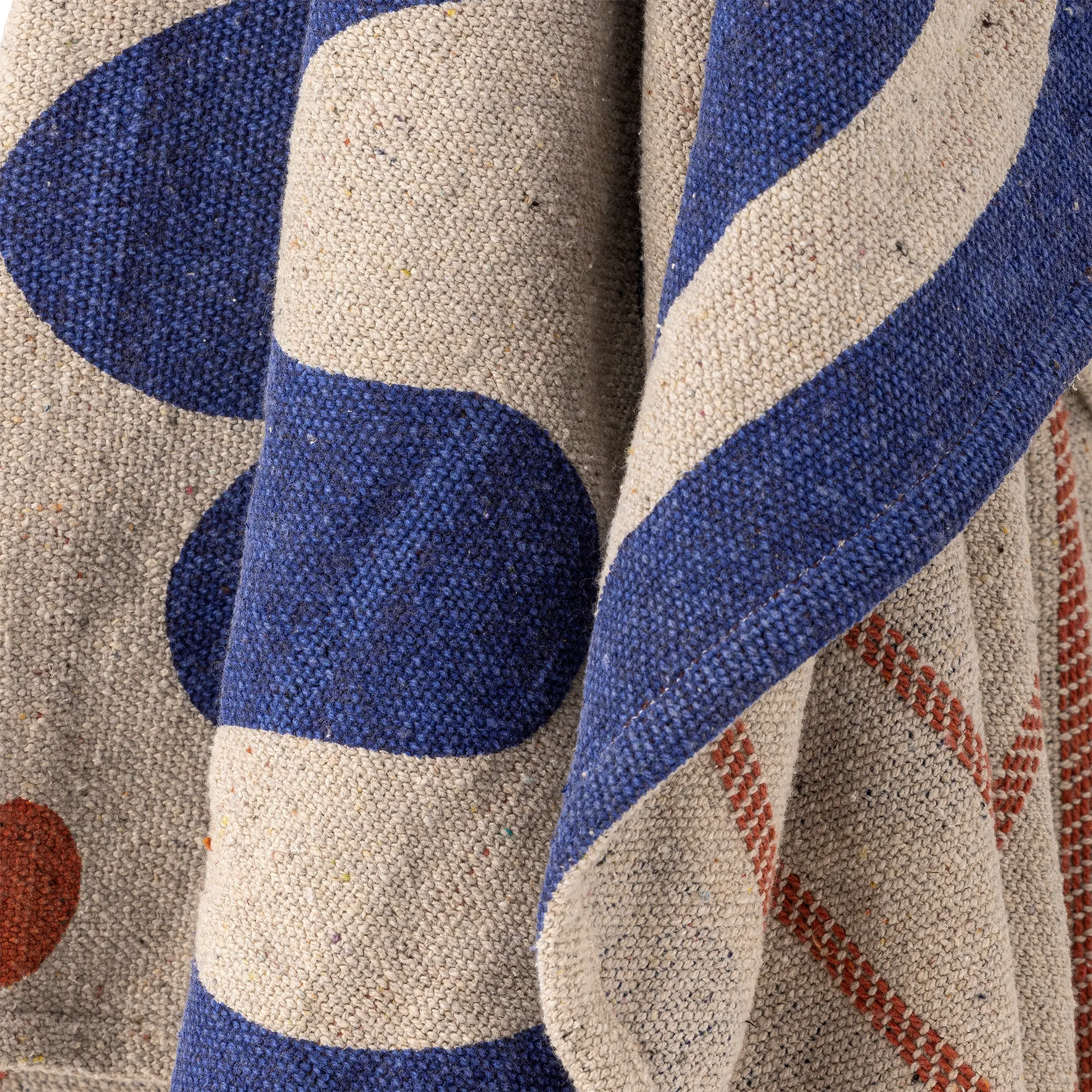 에비아야 스로우 130x160 cm, Blue Bloomingville | 블루밍빌