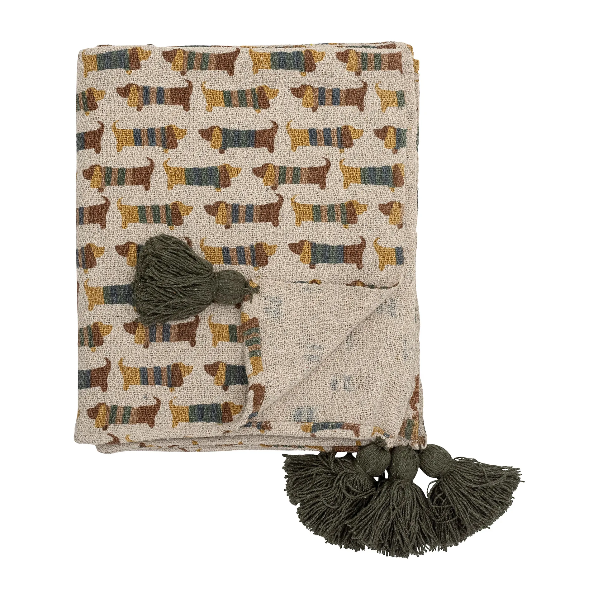 찰리 스로우 130x160 cm, Brown Bloomingville | 블루밍빌