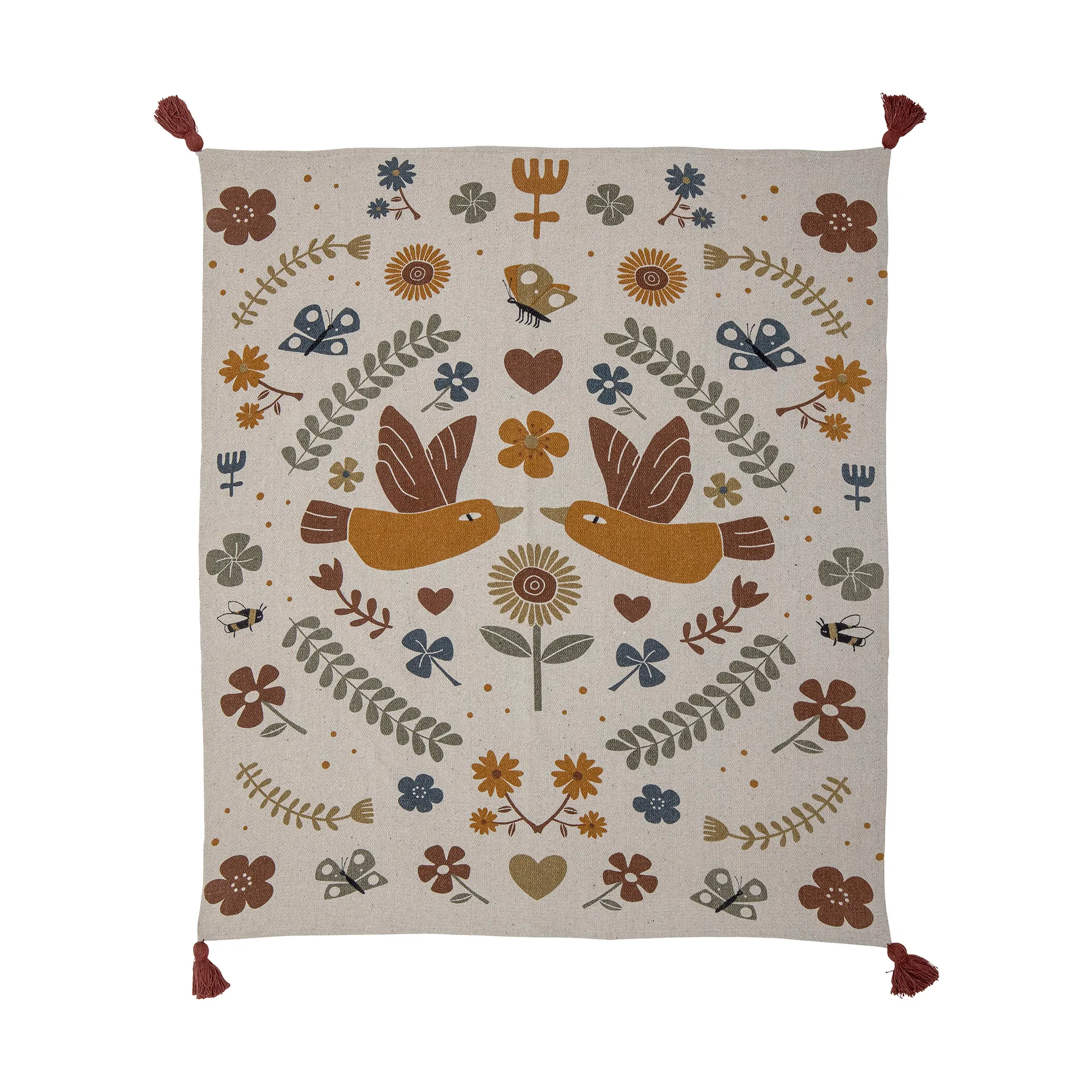 엠버 담요 130x160 cm, Brown Bloomingville | 블루밍빌