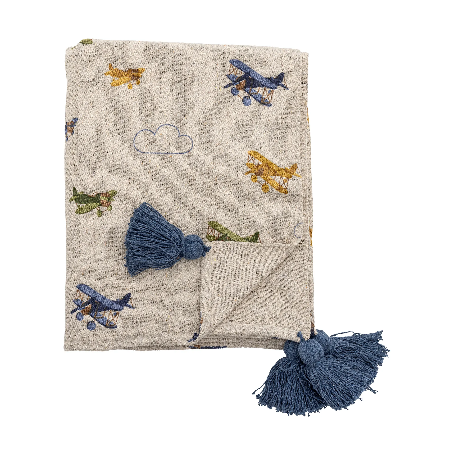 플레인 플리스 스로우 130x160 cm, Nature Bloomingville | 블루밍빌