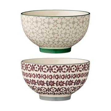 카린 보울  13.5 cm 2개 세트 green-red - Bloomingville