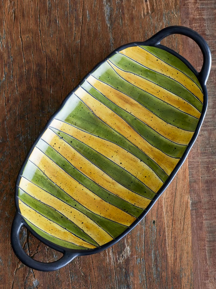 릴리 서빙 접시 & 손잡이 15x32.5 cm, Green Bloomingville | 블루밍빌
