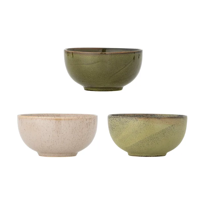 애디슨 보울 Ø16 cm 3 피스 - Green - Bloomingville | 블루밍빌