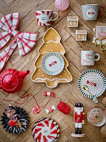 율 플레이트 Ø16 cm - Natural red - Bloomingville | 블루밍빌